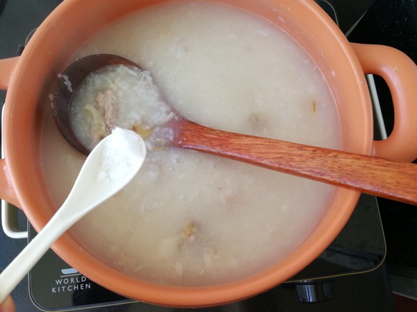Liyu Lean Pork Congee recipe