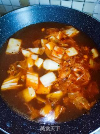 Korean Kimchi Instant Noodles recipe