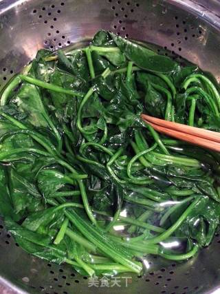 Sesame Oil Spinach recipe