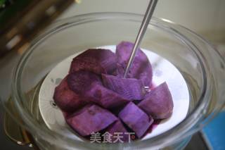 [beijing] Osmanthus Purple Sweet Potato White Skin Crisp recipe