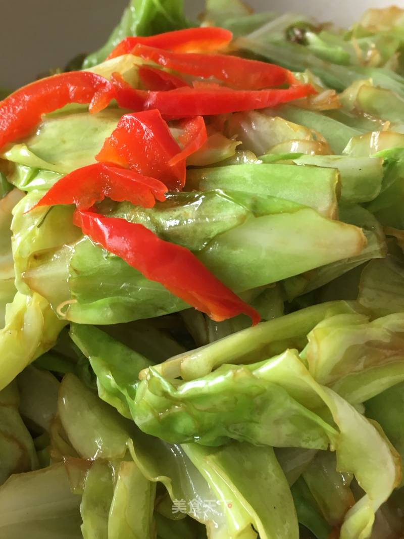 Stir-fried Green Cabbage recipe