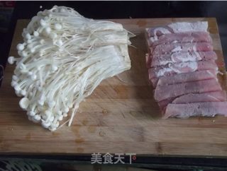 Lamb Enoki Mushroom recipe