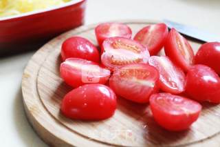 Chicken Chop Tomato Egg Baked Rice recipe