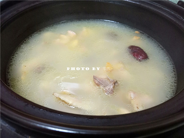 White Kidney Bean Chicken Soup recipe