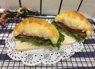 #aca Baking Fourth Session Baking Competition#horse Horn Burger recipe