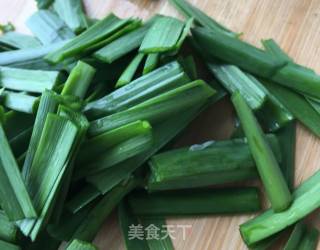 Stir-fried Sea Rice with Leek and Oyster Mushroom recipe