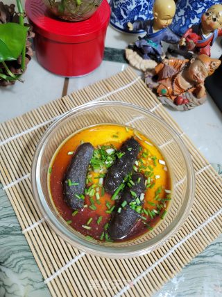 Sea Cucumber Steamed Egg recipe