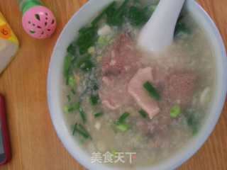 Pork Liver Powder Intestine Lean Meat Porridge recipe