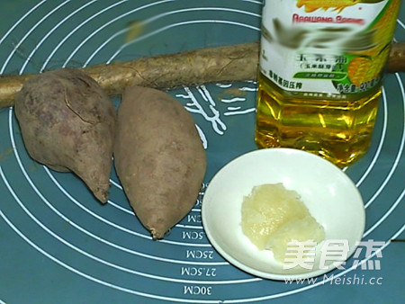 Honey Purple Potato Yam Cake recipe