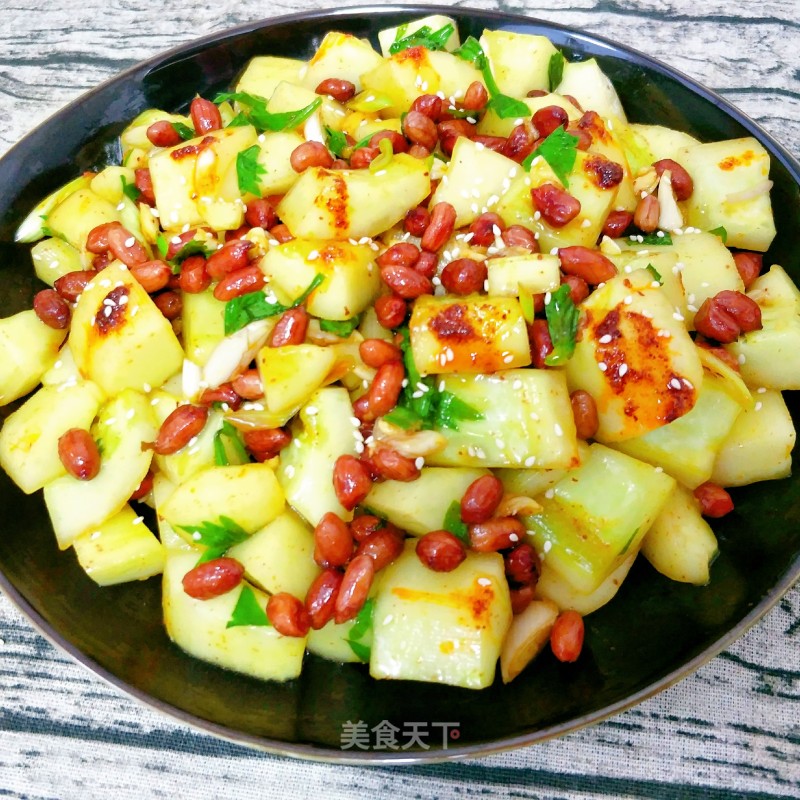 Cucumber and Peanuts recipe