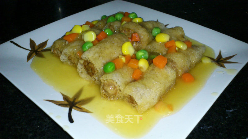 Stuffed Bamboo Fungus recipe