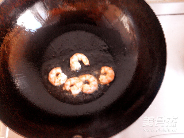 Choy Sum Stir-fried Fritters recipe