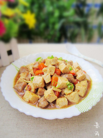 Braised Old Tofu with Sour Plum Sauce recipe
