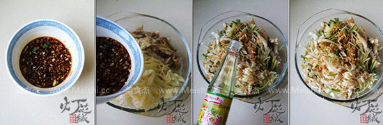 Dried Puffer Fish with Cabbage Heart recipe