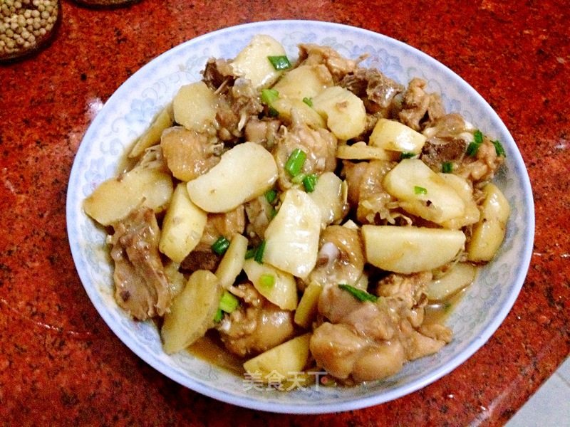 Braised Chicken Nuggets with Horseshoe recipe
