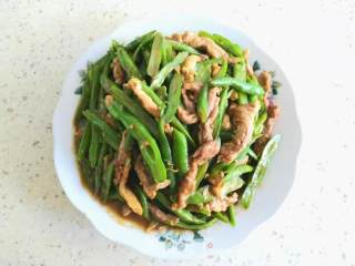 Stir-fried Pork with Beans recipe