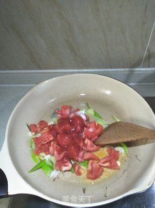 Stir-fried Cauliflower with Tomatoes recipe