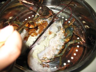 Steamed Lobster with Garlic recipe