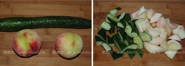 Peach and Cucumber recipe