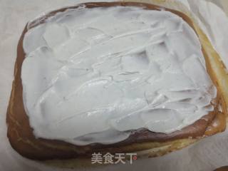 Matcha Taro Cake Roll recipe