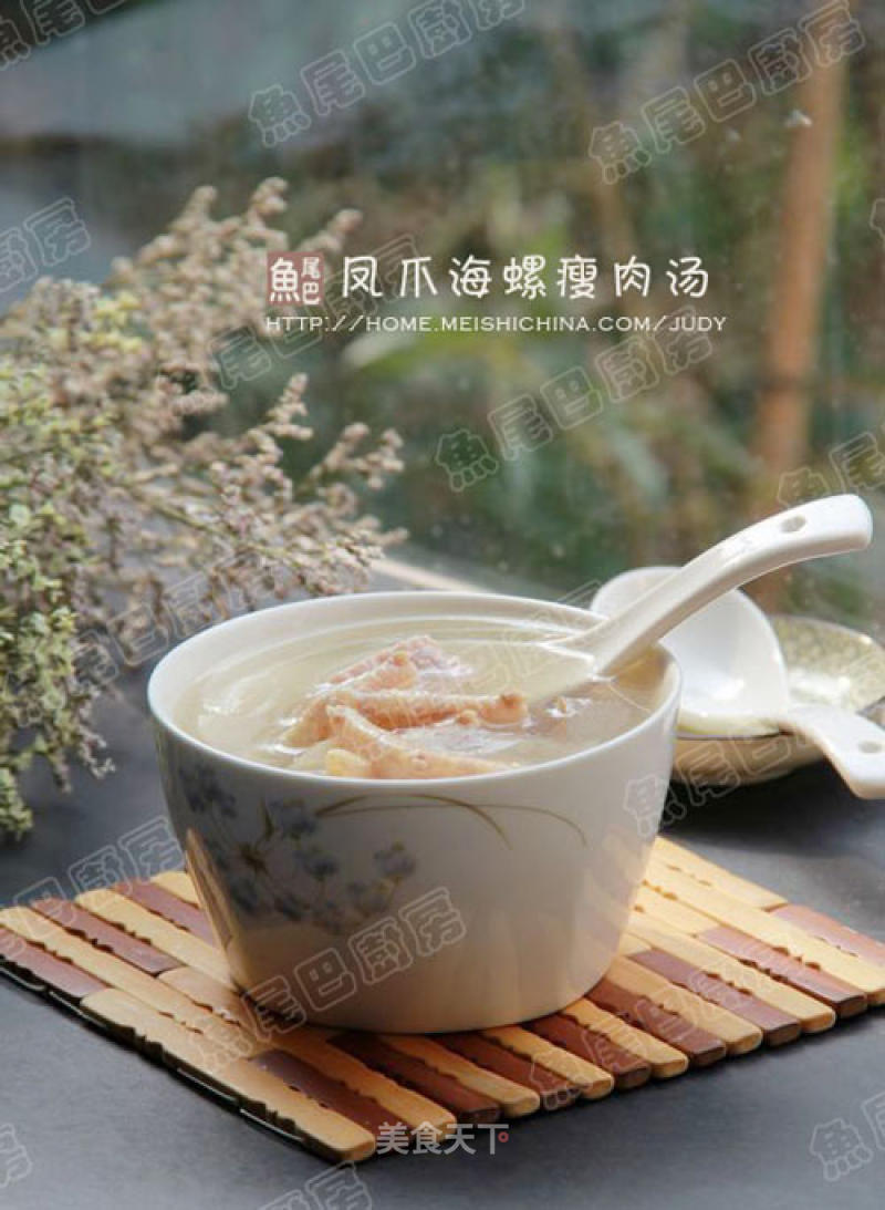 Cantonese Old Fire Soup---phoenix Claw Conch Lean Broth recipe