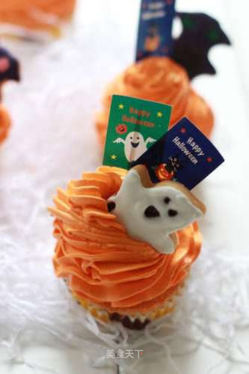 [tomato Recipe] Halloween Crazy Party Series-halloween Fondant Cupcakes