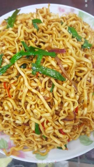 Three Silk Fried Noodles recipe