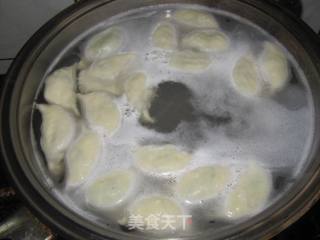 Sea Intestine, Leek and Pork Dumplings recipe