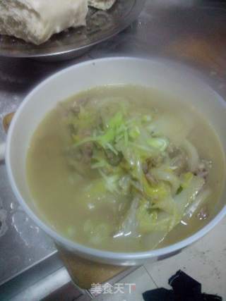 Hometown Dishes-super Fresh Small Mullet + Sea Oyster Meat Stewed Cabbage Vermicelli recipe