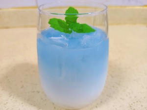 Sky City ~ Butterfly Pea Flower Milk recipe