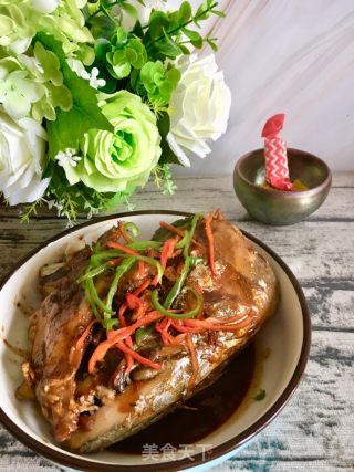 Braised Spanish Mackerel Head recipe