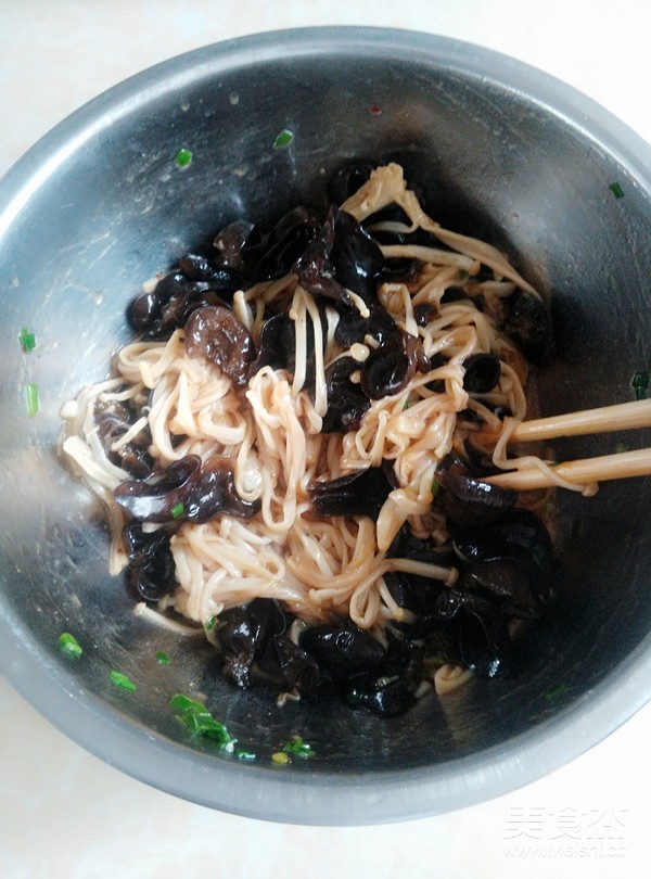 Golden Needles Mixed with Fungus recipe
