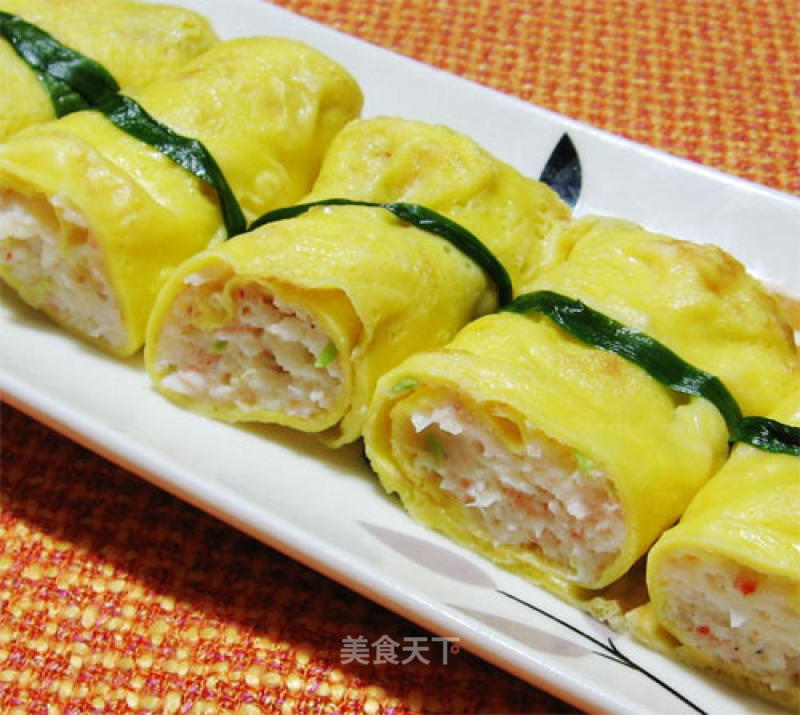 Egg Crust Shrimp Roll recipe
