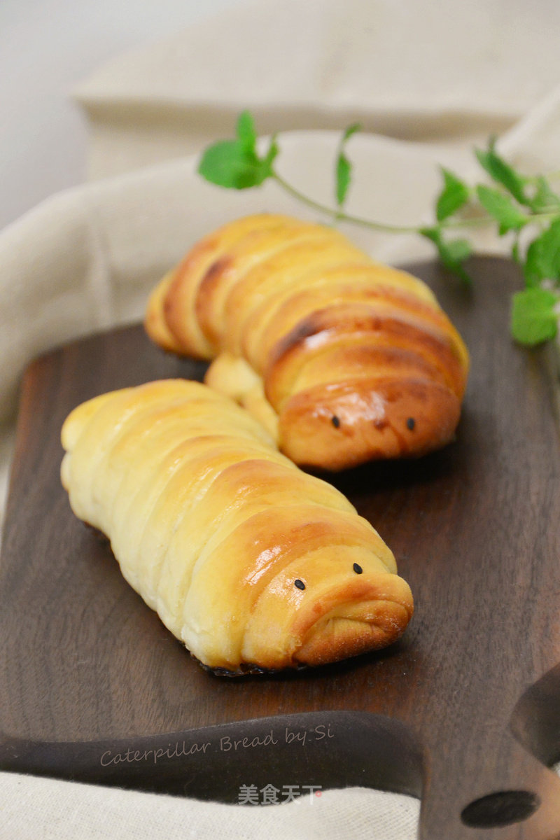 #柏翠大赛#caterpillar Bread recipe