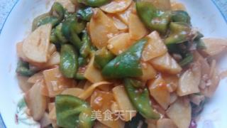 Alternative Way to Eat Potato Chips-tomato Green Pepper Potato Chips recipe