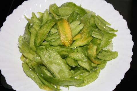 Bitter Melon with Black Sesame Sauce recipe