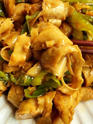 Vegetarian Fried Gluten that is Better Than Meat recipe