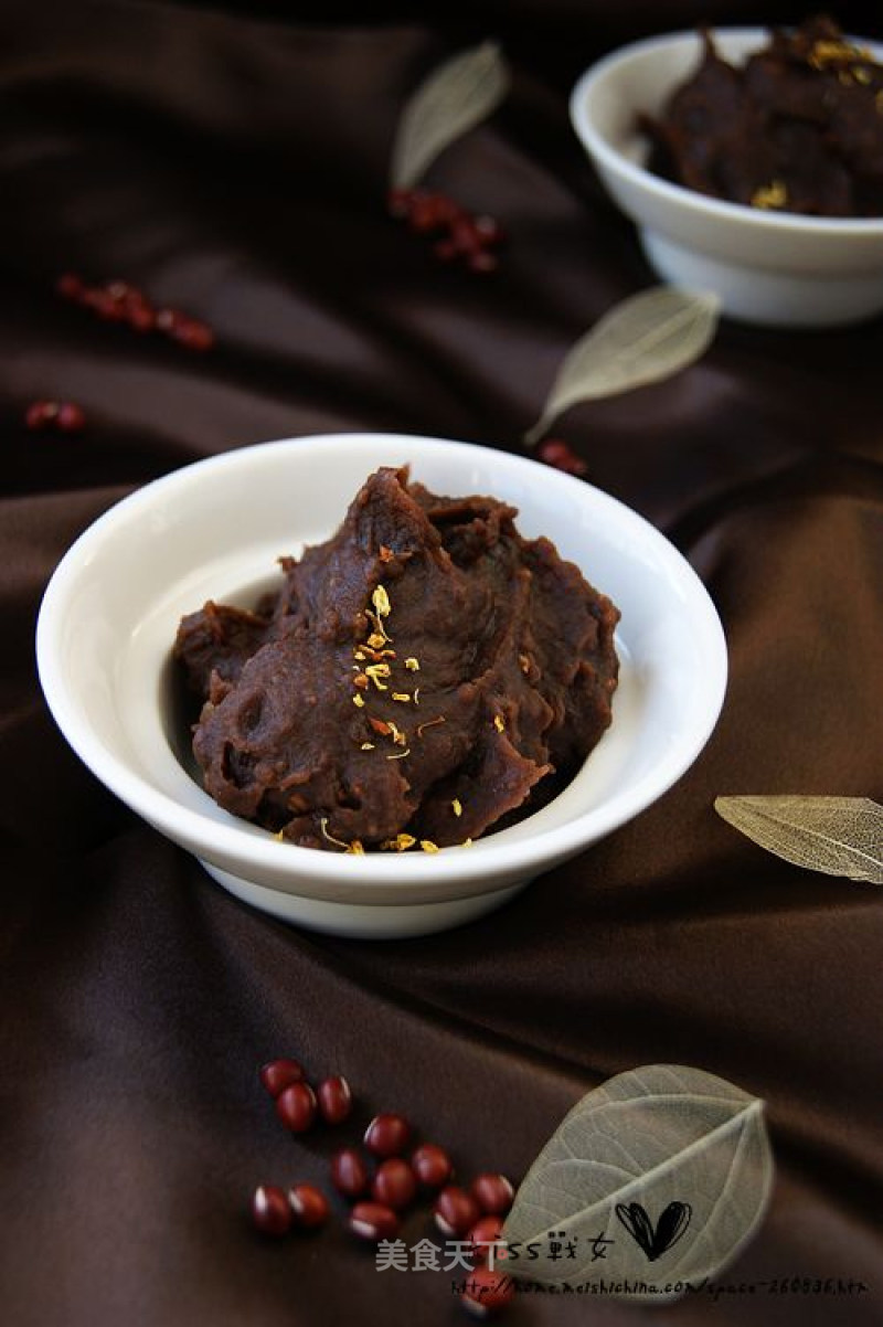 The Golden Partner of Chinese Dim Sum---red Bean Paste recipe