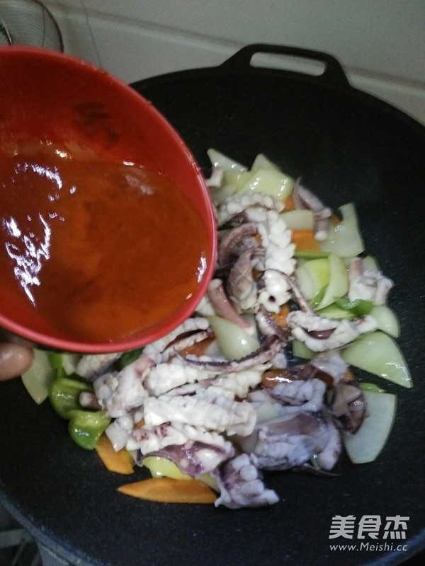 Korean Style Squid recipe