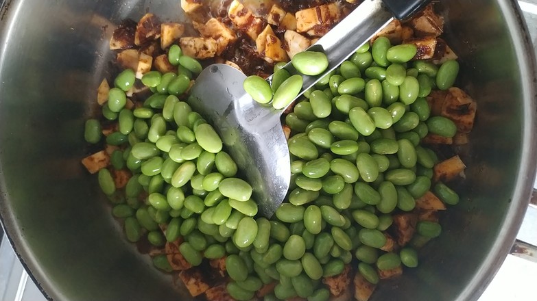 Stir-fried Shrimp Edamame recipe