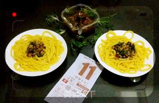 #春食野菜香# Shepherd's Purse Pork Marinated·noodles recipe