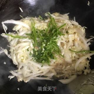 Green Pepper and Cabbage Shreds recipe