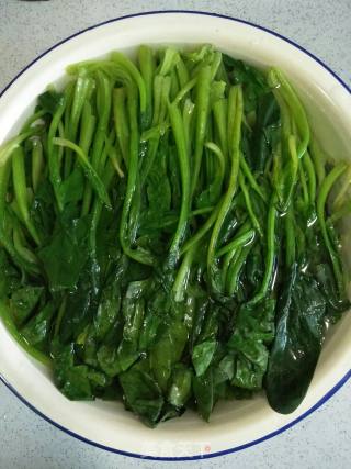 Vegetarian Stir-fried Spinach recipe