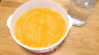 Orange Juice Melon Strips recipe
