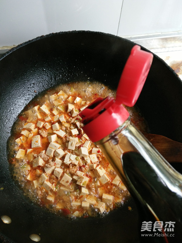 Tofu Noodles with Minced Meat recipe