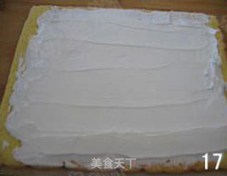 Coconut Sponge Cake Roll recipe