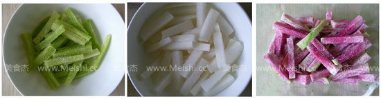 Crispy Radish Sticks recipe