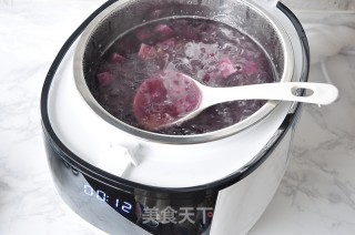 Purple Sweet Potato Stewed Tremella recipe