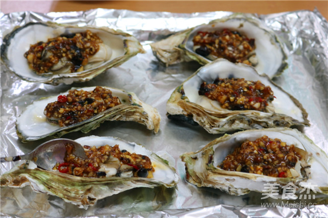 Baked Oysters with Garlic Black Bean Sauce recipe