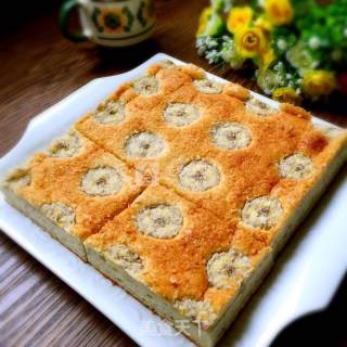 #aca烤培明星大赛# Banana Coconut Cake (low Sugar and Low Oil) recipe